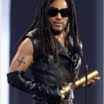 Lenny Kravitz Black Leather Vest
