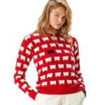 Princess Diana Sheep Red Sweater
