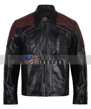 Star Trek Picard Captain Riker Leather Jacket