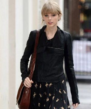 Taylor Swift Street Style Leather Jacket