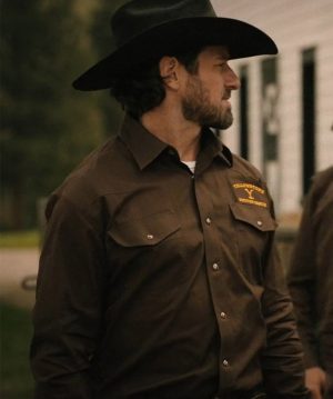 Yellowstone S05 Dutton Ranch Brown Shirt