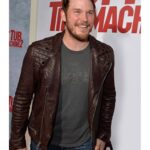 Christ Pratt Brown Biker Jacket