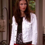 Friends Monica Geller White Cotton Jacket