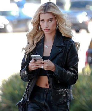 Hailey-Baldwin-Bieber-Biker-Jacket