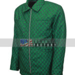 Cristiano Ronaldo Green Boxing Match Jacket Men