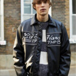 Ed Hardy Black Leather Jacket