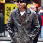 Johnny Depp Distressed Brown Leather Jacket