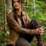The Hunger Games Katniss Everdeen Leather Jacket Women