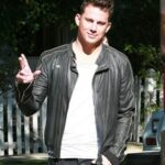 Channing Tatum Grey Leather Jacket