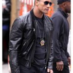 Dwayne Johnson The Other Guys Black Leather Jacket