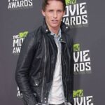 Eddie Redmayne MTV Awards Black Leather Jacket