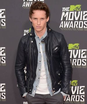 Eddie Redmayne MTV Awards Leather Jacket