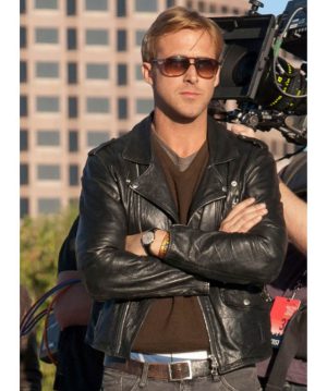 Ryan Gosling Song to Song BV Black Leather Jacket