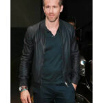 Ryan Reynolds Black Bomber Jacket