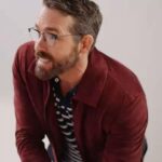 Ryan Reynolds Maroon Leather Jacket
