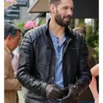 Ryan-Wedding-Season Casey Deidrick Black Leather Jacket