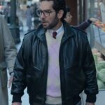 The Shrink Next Door Paul Rudd Leather Black Bomber Jacket