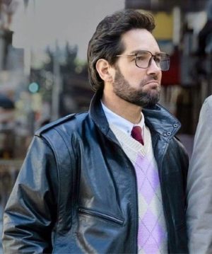 The Shrink Next Door Paul Rudd Leather Black Jacket