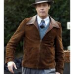 Brad Pitt Allied Max Vatan Brown Leather Jacket