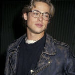 Brad Pitt Distressed Black Jacket