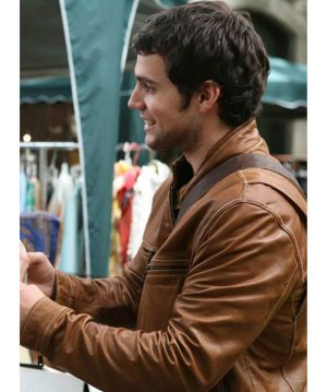 Henry Cavill Whatever Works Real Leather Jacket
