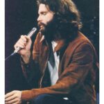 Jim Morrison Suede Brown Leather Jacket
