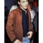 Johnny Depp Brown Suede Jacket