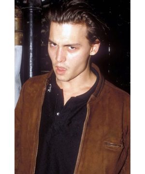 Johnny Depp Suede Leather Jacket