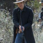 Justified Raylan Givens Black Trench Coat