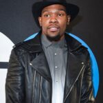 Kevin Durant Black Leather Jacket