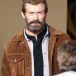 Logan Hugh Jackman Suede Leather Jacket