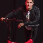 Marc Marquez Black Leather Jacket