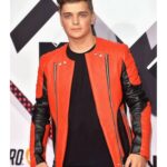 Martin Garrix MTV European Music Awards Red Leather Red Jacket