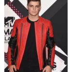 Martin Garrix MTV European Music Awards Red Leather Jacket