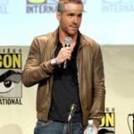 Ryan Reynolds Comic Con Bomber Leather Jacket