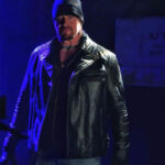 The Undertaker Black Motorcycle Leather Jacket