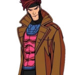 X-Men Remy Etienne LeBeau Gambit Leather Coat