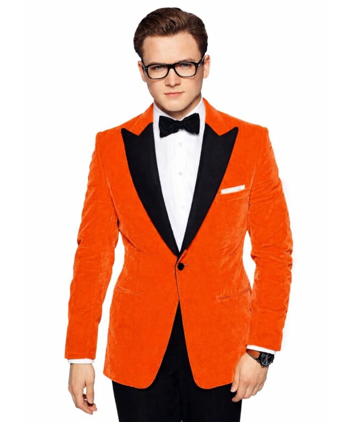 Eggsy Kingsman The Golden Circle Tuxedo Blazer