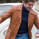 Extremely Wicked, Shockingly Evil, and Vile Zac Efron Leather Blazer