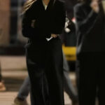 Madame Web Dakota Johnson Black Coat
