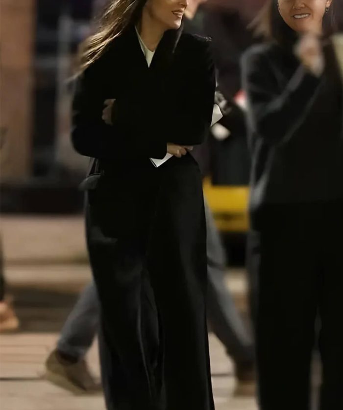 Madame Web Dakota Johnson Black Coat