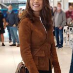 Mission Impossible 7 Hayley Atwell Suede Leather Jacket