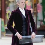 12th Doctor Maroon Velvet Coat
