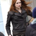 Dr Who Amy Pond Leather Jacket