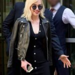 Emilia Clarke Biker Leather Jacket