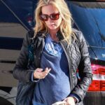 Emily Blunt Quilted Leather Jacket