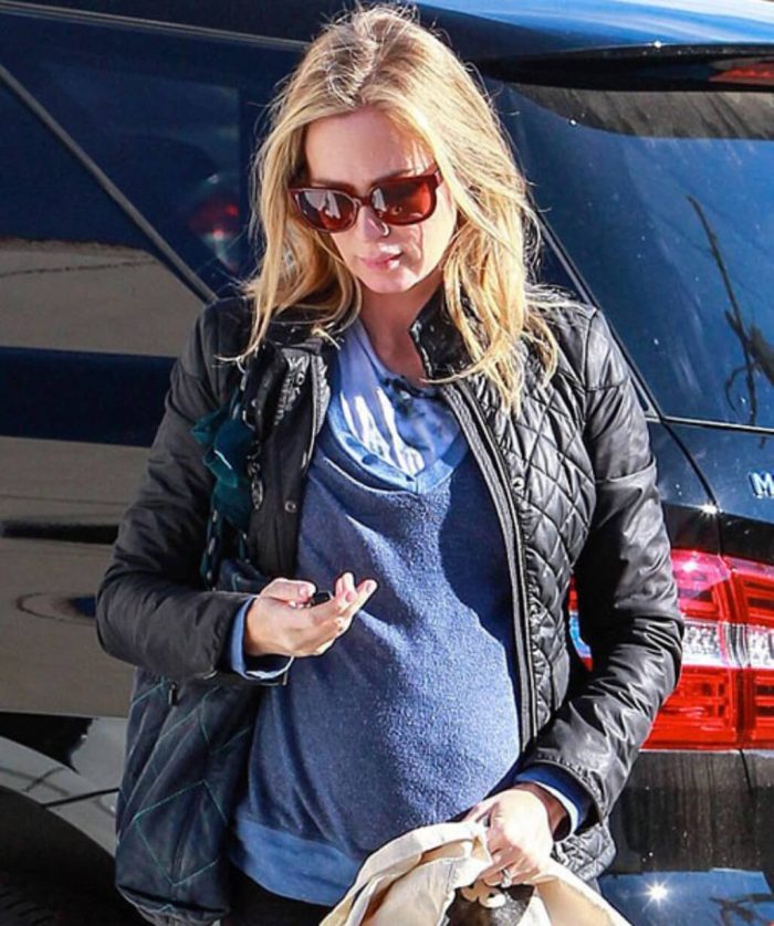 Emily Blunt Quilted Leather Jacket