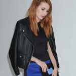 Emma Roberts Black Jacket