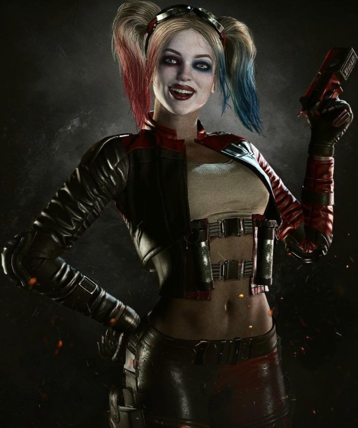 Injustice 2 Harley Quinn Leather Jacket
