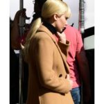 Jennifer Lawrence Red Sparrow Brown Coat